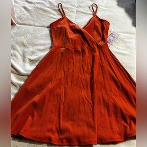 orange target dress